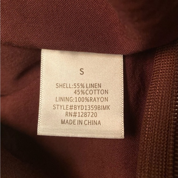 Blue Rain Paper Bag Shorts. Size Small. - Picture 6 of 10